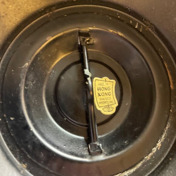 Rare Antique-Style 3 Piece Black Metal & Glass Lantern With Decorative Stand and - Picture 16 of 16